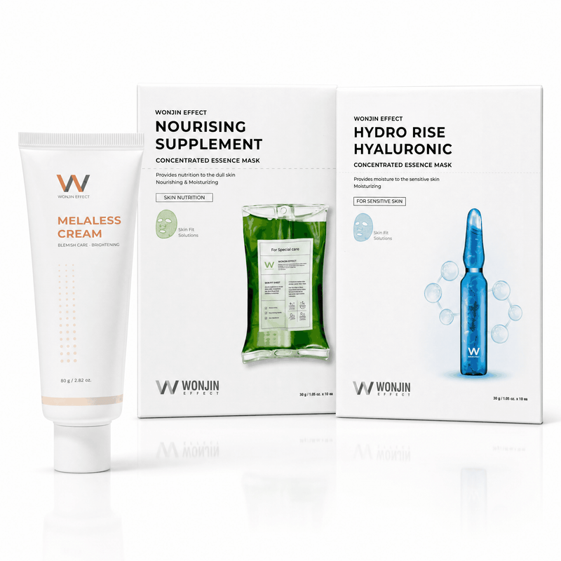 Envase de Crema Melaless para tratamiento de melasma con ingredientes patentados y testimonios de efectividad.